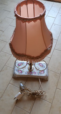 ANCIENNE LAMPE  ET SES DEUX GOBELETS LIMOGES PORCELAINE VINCENNES FRANCE BH