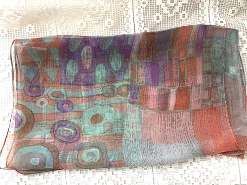 Superbe foulard viscose vert - superbe,