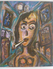 huile sur toile de François