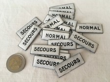 Petites plaques émaillées - 20,