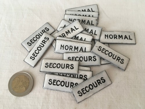 Petites plaques émaillées - plaques,