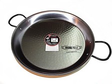 Poele a Paella en Acier Poli