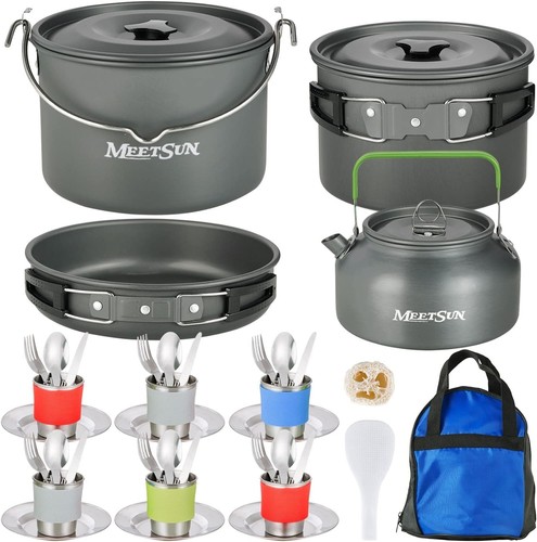Camping cookware set - camping,