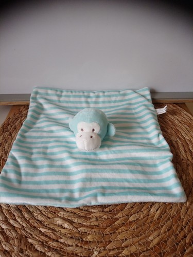 Doudou plat singe rayé - , vert