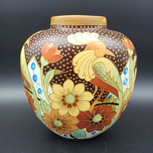 Charles catteau vase art - -,
