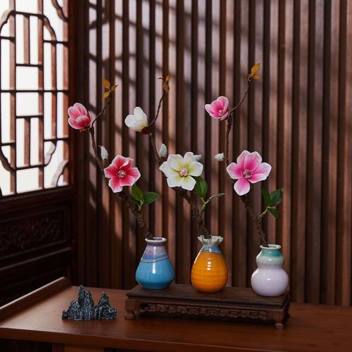 Fleur magnolia artificielle - fleur,