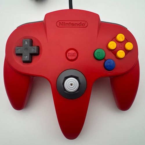 Nintendo red controller - nintendo, 64