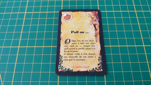 Carte sortilège poil - sortilège, au