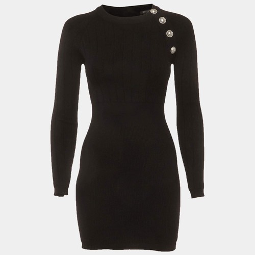 Mini robe zippée laine - mini, en