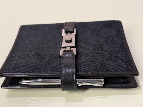 Gucci jackie black leather - leather, gg