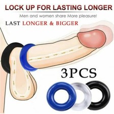 3PCS Male Cock Ring Super