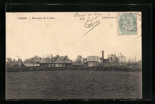 Cpa lison vue générale de - lison,,