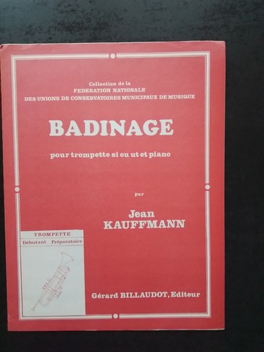 Partition jean kauffmann - -,
