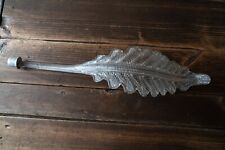 Verre murano ancien partie de lustre grande feuille 2