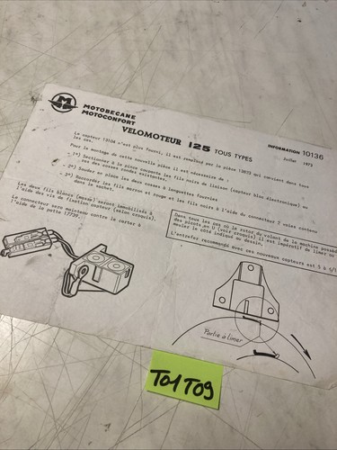 1973 motobécane motoconfort - motobécane,
