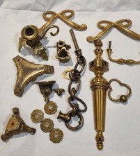 Lot BRONZE ancien / laiton / ornement meuble poignée rosace etc  FRENCH BRONZE