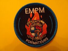 écusson pompier école des