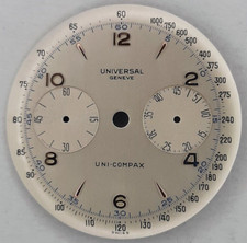 Universal Genève Uni-Compax original vintage dial UG 287 new old stock rare