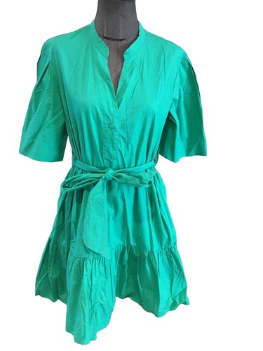 Superbe robe coton vert - superbe,