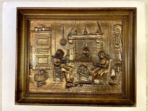 Tableau scène genre rurale - genre,