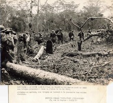 PHOTO PRESSE GUERRE INDOCHINE VIETNAM circa 1950 SOLDATS AU LAOS
