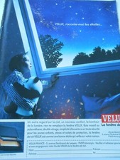 Publicté Advertising 1991  VELUX la fenêtre de toit 