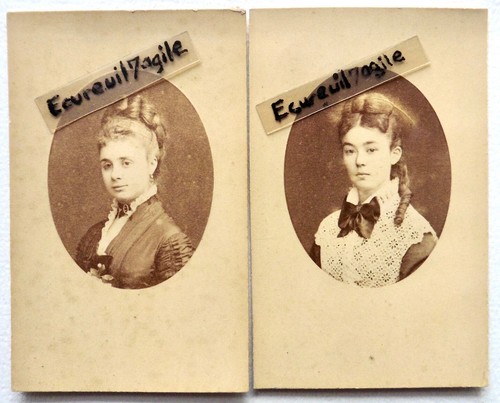 Cdv walery portraits jeunes - portraits,