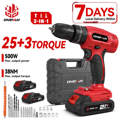 Perceuse sans fil onevan - sans, 25+3
