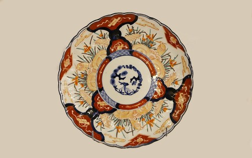 Plat imari xixème - imari, cm,