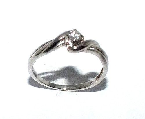 Bague blanc 9 - en, or