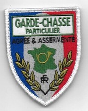 Ecusson france garde chasse - ecusson,