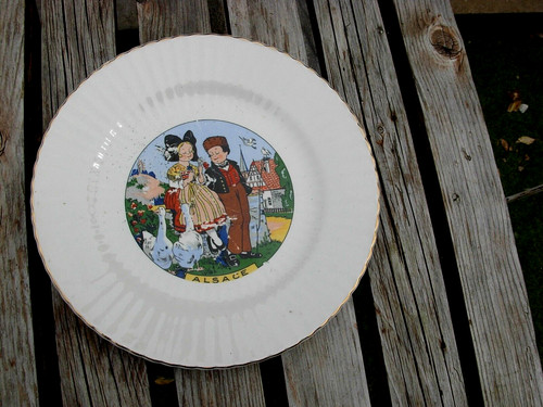 Assiette ancienne digoin - ancienne,