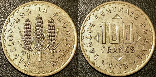 Mali république 100 - -,