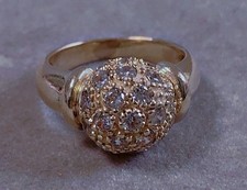 Bague argent zirconium bijou
