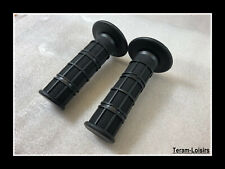 2 REVETEMENTS POIGNEE NOIR 115 MM MOTO CROSS MX ENDURO QUAD NEUF - FRANCE