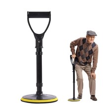 Canne de marche universelle réglable avec aide à la verticalisation Pour les ...