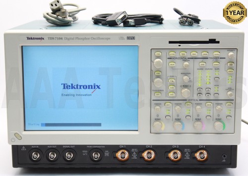 Tektronix tds7104 oscilloscope - tektronix,