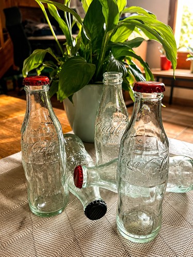 Canettes coca verre - verre, année
