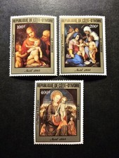 TIMBRE COTE D'IVOIRE  TABLEAUX