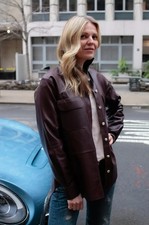 Veste en cuir pour femme en