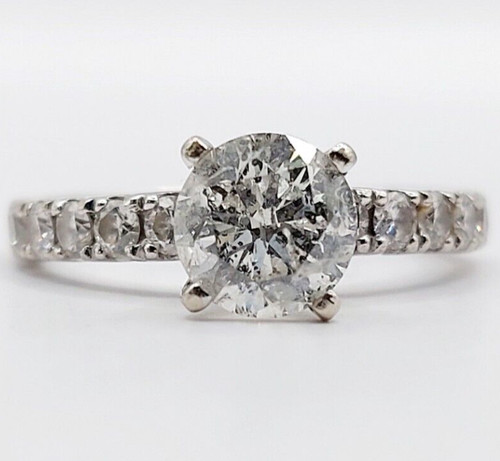 Bague solitaire blanc - solitaire, or