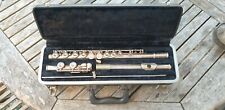 FLUTTE TRAVERSSIERE SELMER Cie MODELE BUNDY METAL ARGENTE BON ETAT DS MALLE