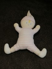 Doudou grelot lutin - lutin, rose