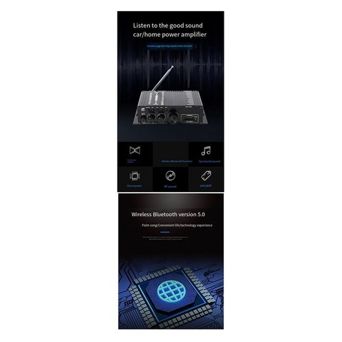 Amplificateur bluetooth ak380 - amplificateur,
