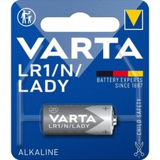 Pile LR1 N E90 MN9100 Lady Varta Blister de 1 pile alcaline 1.5V