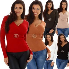 Pull Femmes Col En V Effet