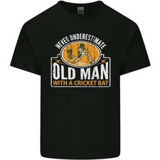 Vieux Homme Avec Batte de