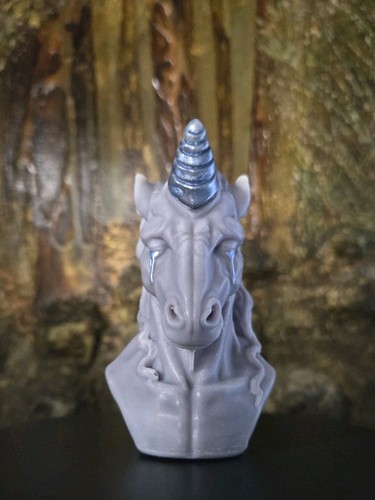 Bougie licorne mélancolique - licorne,
