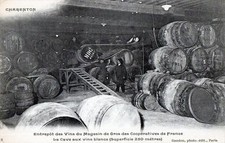 CPA 94 CHARENTON ENTREPOT DES VINS MAGASIN DE GROS COOPERATIVE DE FRANCE LA CAVE
