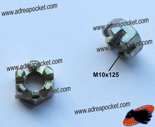 Ecrous crantés m10x1 - crantés, m10x1,25